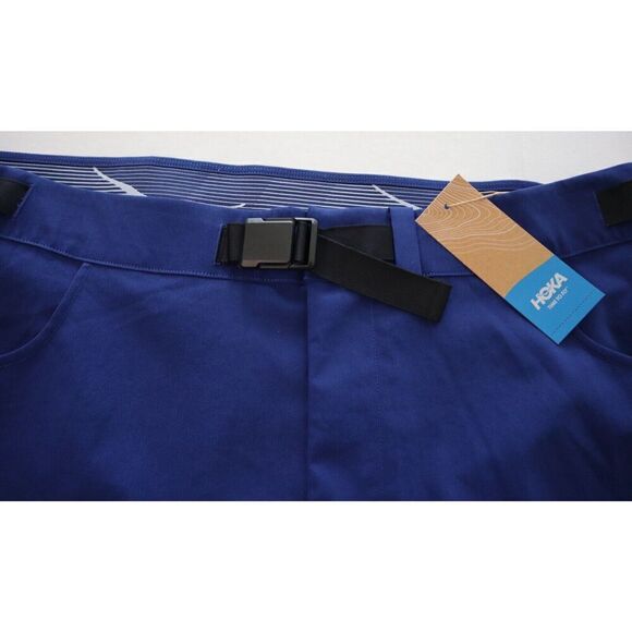 Hoka One One 1135026 Men's Sz XL Bellwether Blue Belted Sky Shorts - Picture 3 of 8